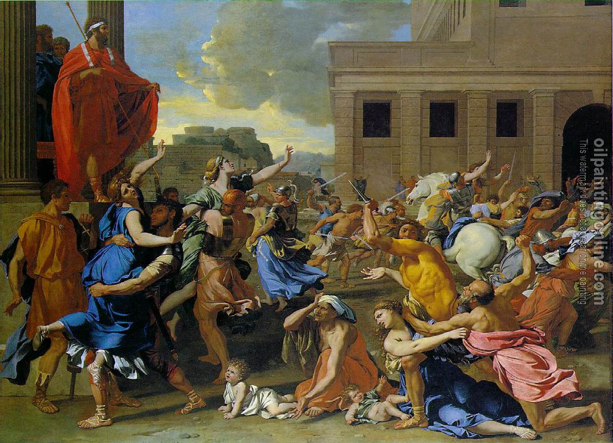 Poussin, Nicolas - The Rape of the sabine women